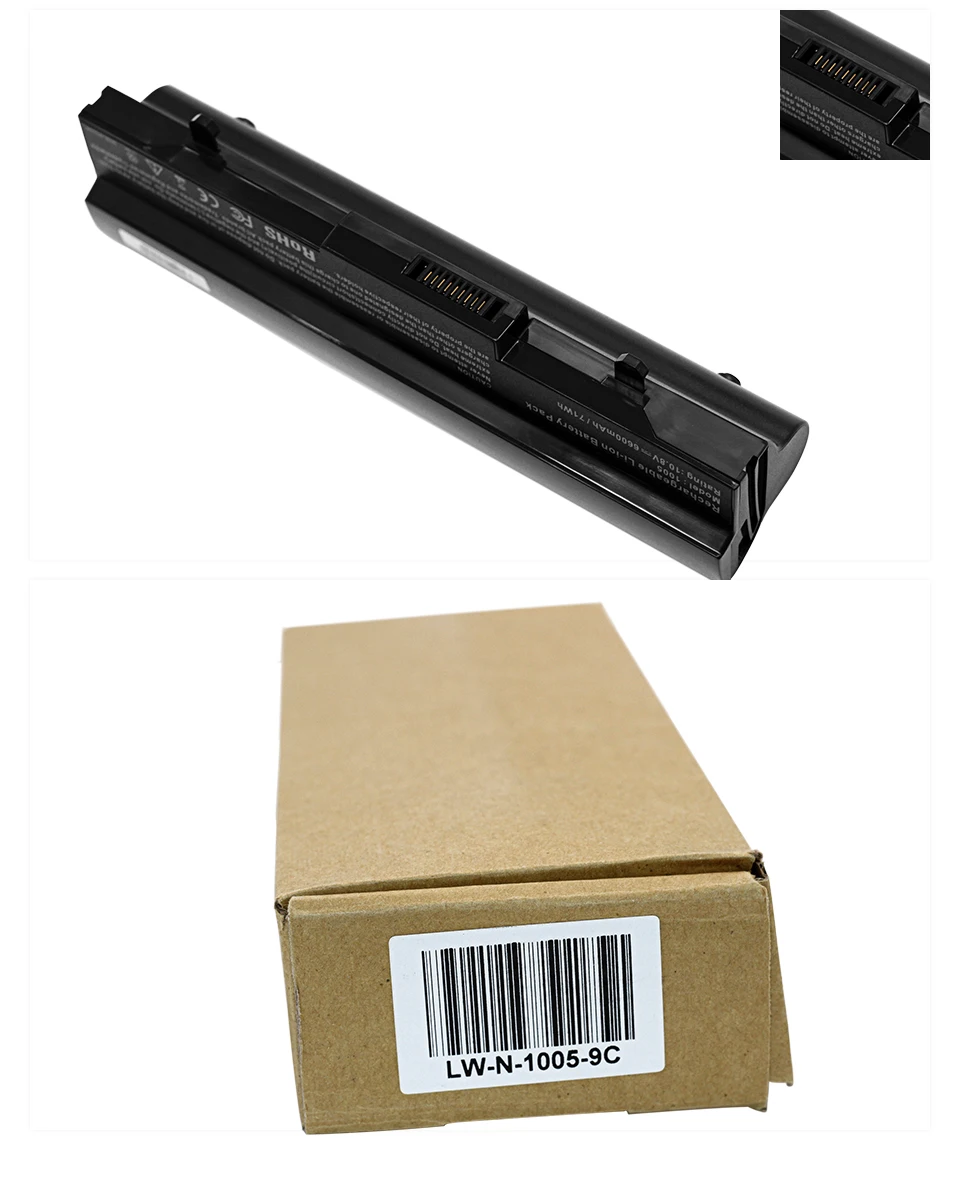 11,1 V 6600mAh Аккумулятор для ноутбука Asus Eee PC 1001PX 1001PQ 1001HA 1005 P 1005 1005HA AL31-1005 AL32-1005 ML32-1005 PL32-1005