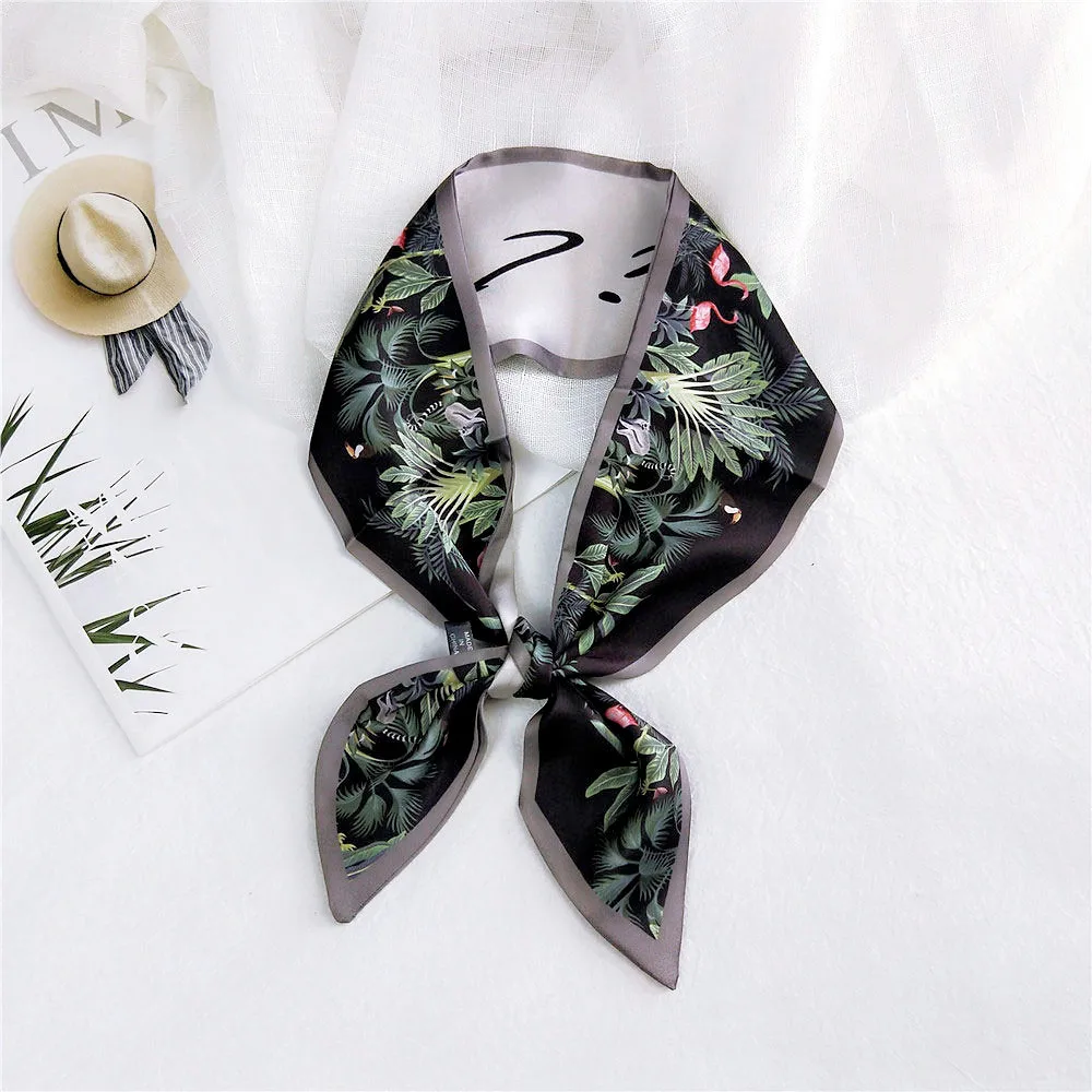 

Design Rope Print Silk Small Ribbon Women Silk Scarf Handbag Ribbons Female Head Scarf Long Scarves & Wraps