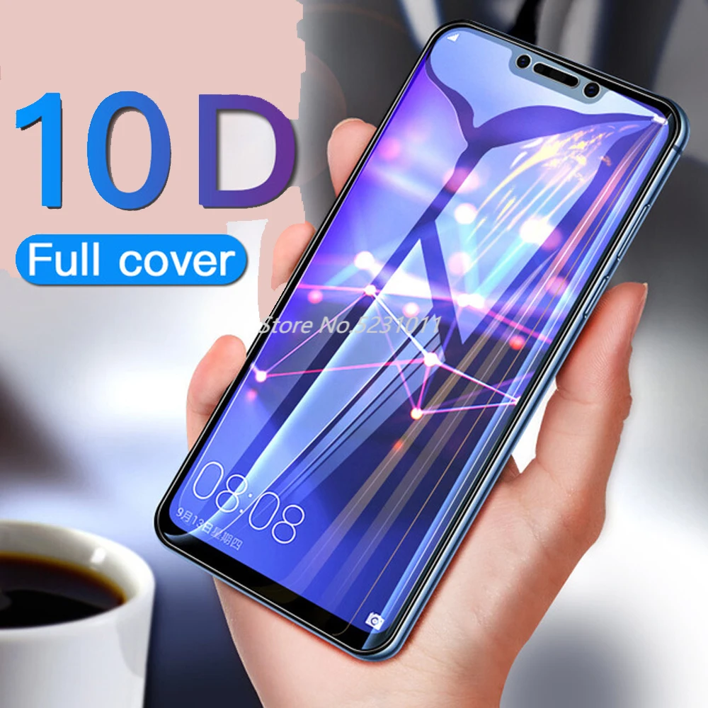 10D стекло для Huawei P20 Lite Pro защита экрана телефона Mate 20X 20 Закаленное Защитная пленка