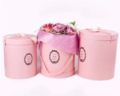 pink 3 шт./компл. только для вас, зубья ковша, в виде подарочной коробки цветка ведро Подарочная коробка для свадьбы, украшенное цветами; яркие вечерние коробки для упаковки подарков на выбор - Цвет: pink