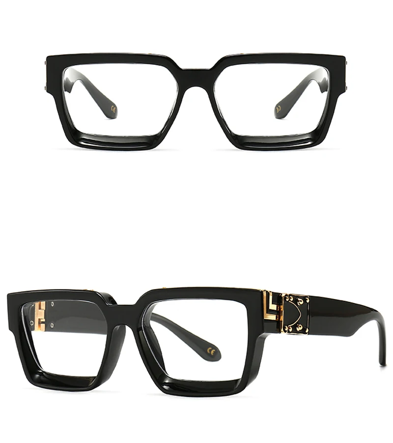 Buy Optihuts Square Shape Metal Frame Sunglasses With Black