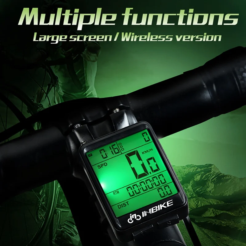 

Useful Waterproof Wireless Bike Computer Multifunction MTB Bicycle Cycling Speedometer Stopwatch Odometer with LED Digital Rate