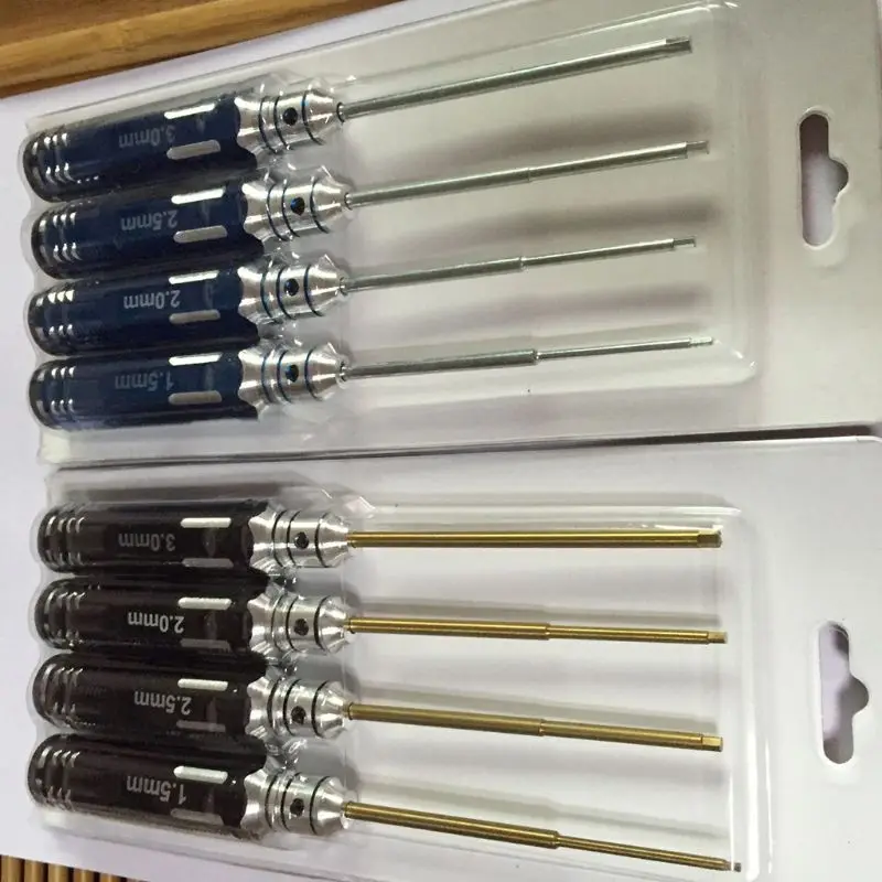

4pcs/Set Hex Screw Driver Tools Kit Set for RC Helicopter(1.5/2.0/2.5/3.0 mm