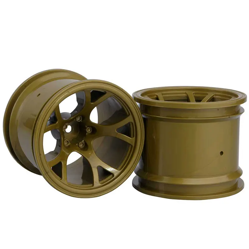 

4Pcs 2.2" Wide Wheels 2.2 Inch Wheel Hubs 53mm*63mm Plastic Wheel Spare Parts for 1/10 RC Crawler Monster HPI Car Model