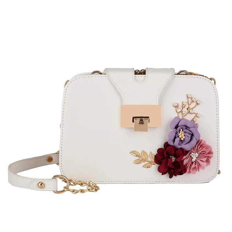

Little Baosen Chain Simple Chain Multi-layer CLIP Pack New 2019 Summer Fresh Flowers Single Shoulder Slant Slant Slung Small Bag