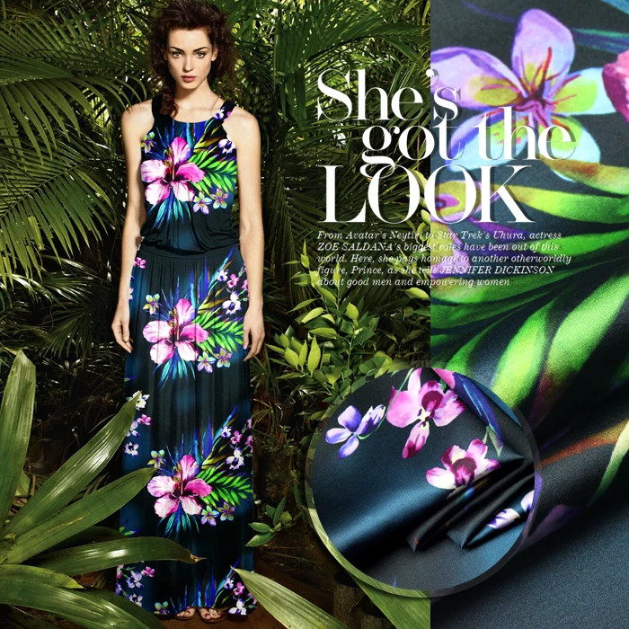 118 см печатная китайская шелковая ткань МЕТР 19 мм шелк стрейч атласная ткань цифровой струйный спандекс ткань оптом шелковая ткань