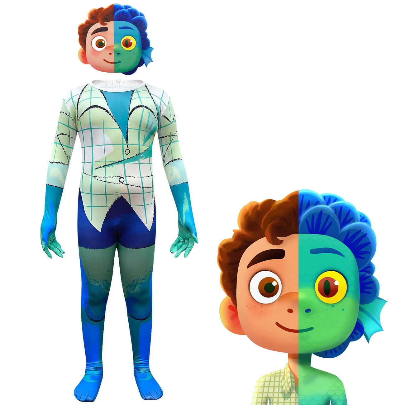 Новинка Luca Альберто морской монстр косплей детские колготки маска комплект