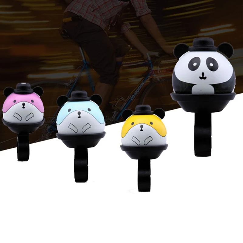 Cute Cartoon Panda Head Bike Bell Children Balance Car Bicycle Hand Press Small Bells Easy Operation Sports and Entertainment | Спорт и