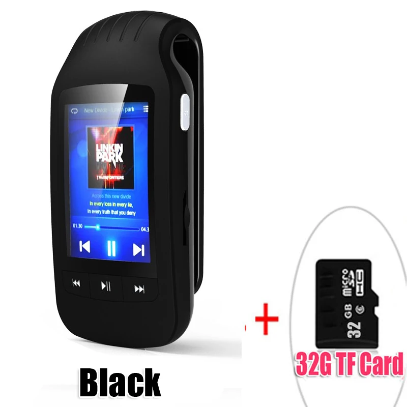 MP3 Player HOTT Support Sport Pedometer Bluetooth FM Radio TF Card Slot 1.8 " LCD Screen MP3 Stereo Music Player 