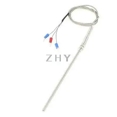 

1M PT100 Type 400 Degree Celsius Thermocouple Sensor 5mm Probe Dia