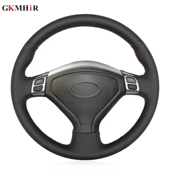 

Black Artificial Leather Hand-stitched Car Steering Wheel Cover for Subaru Forester 2005-2007 Outback 2005 2007 Legacy 2005-2007