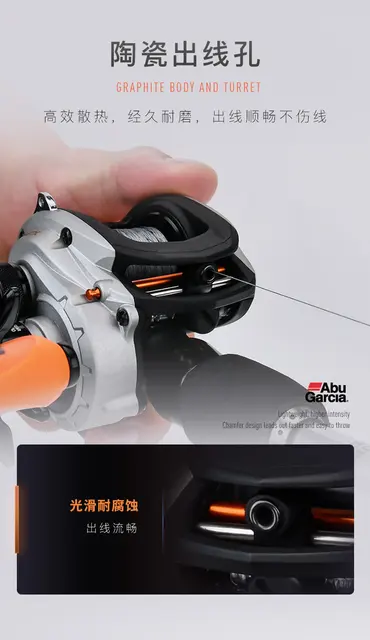 ABU GARCIA Max PRO Max STX Spincast Reel 3.6:1 3/4 BB Built In Fishing Line  Quadcam System Aluminum/Carbon Body and Cone - AliExpress