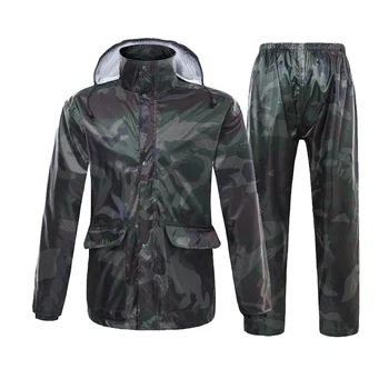 

Waterproof Thicker Motorcycle Rain Coat Bike Double Layer Poncho Portable Durable Design Jas Hujan Motor Isolation Suit EC50YY