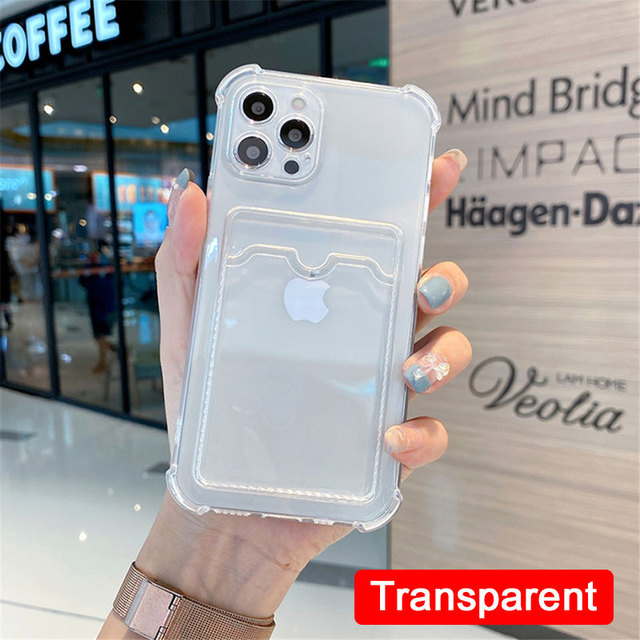 Bag Transparent Phone Case For iPhone 11 12 13 Pro Max Lens Protection on iPhone Xr Xs Max 7 8 Plus SE 2020 Soft Back Cover