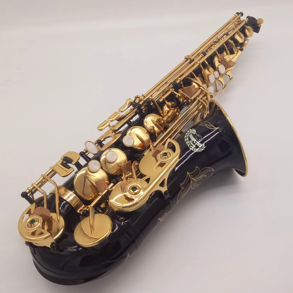 Высококачественный профессиональный саксофон-альт NAIPUTESI NAS-992 Eb черная краска Золотой Ключ альт саксофон 992 с аксессуарами чехол для переноски