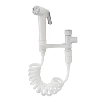 

Portable Head-Handheld Plastic Bidet Toilet Sprayer Bathroom Feminine Hygiene Washer Shower Cleaning Sprayer