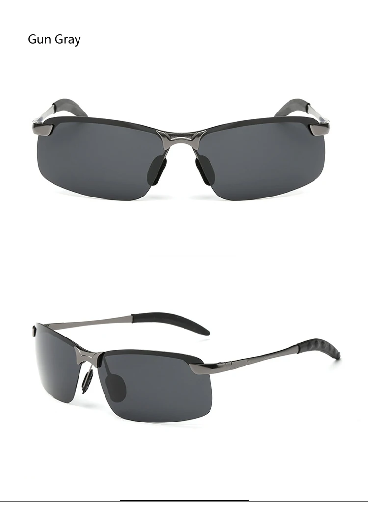 DPZ поляризованные солнцезащитные очки Мужские Винтажные Солнцезащитные очки без оправы Rayeds Брендовые мужские очки uv400 lentes de sol hombre 3043