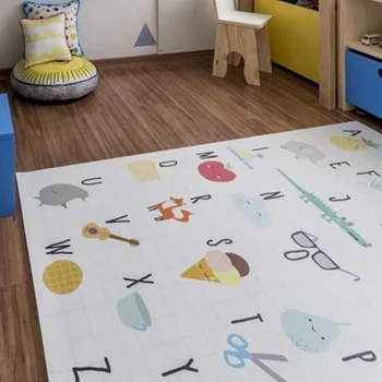 

Baby Play Mat Outdoor Gym Infant Baby Activity Carpet Thick Rug Picnic Developing Mat Double Surface decoration