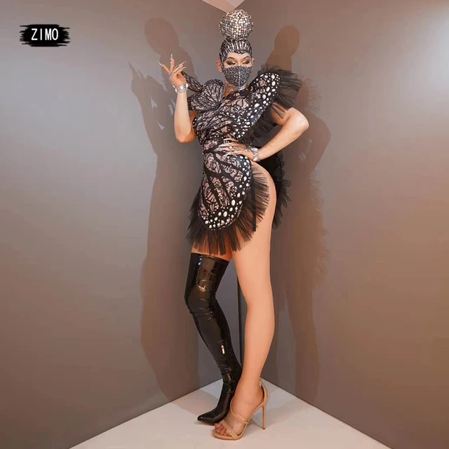 Disfraz de Espectáculo de apertura de Brasil para mujer, ropa de actuación  sexy, conjunto de Ropa de baile nacional, tocado de plumas, cantante de  club nocturno, bailarina - AliExpress