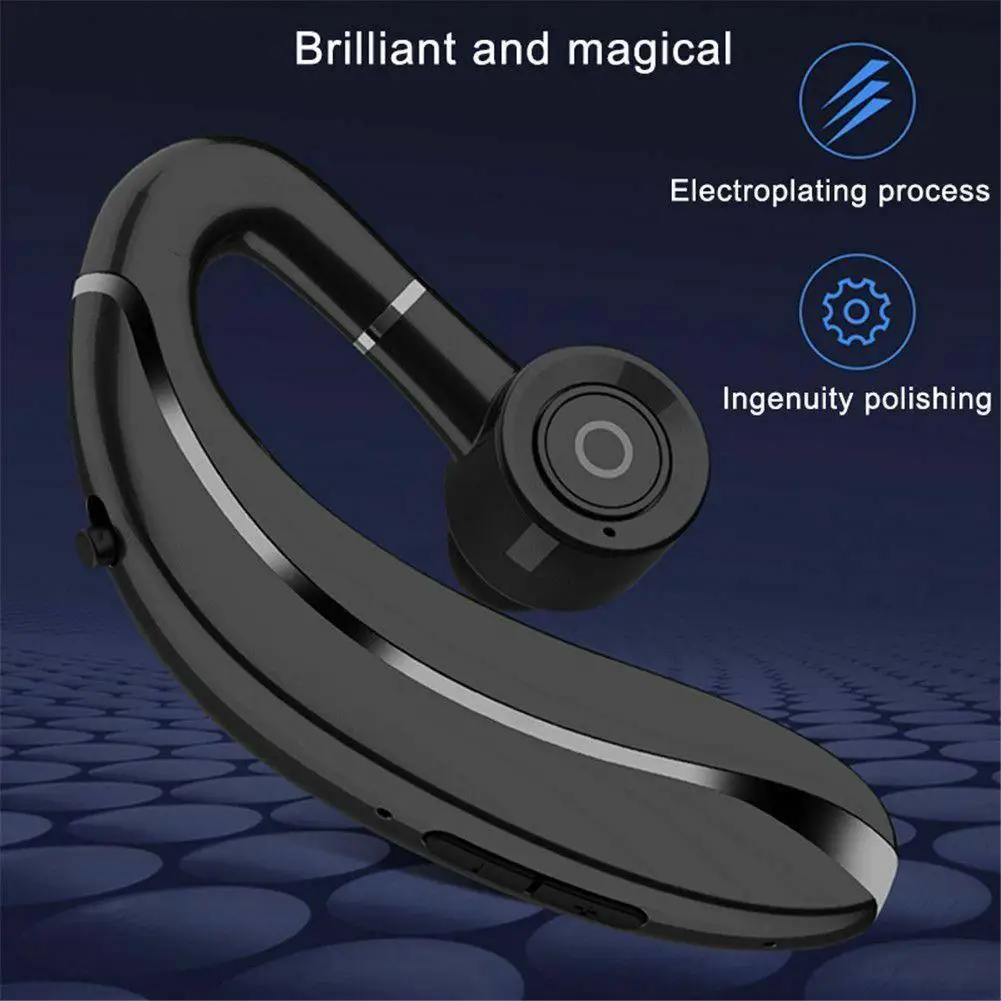 Wireless Bluetooth Headset Sport Earphone Driving Earbud Handsfree with Mic for Android iOS iPhone 11 XR XS X 8 7Plus