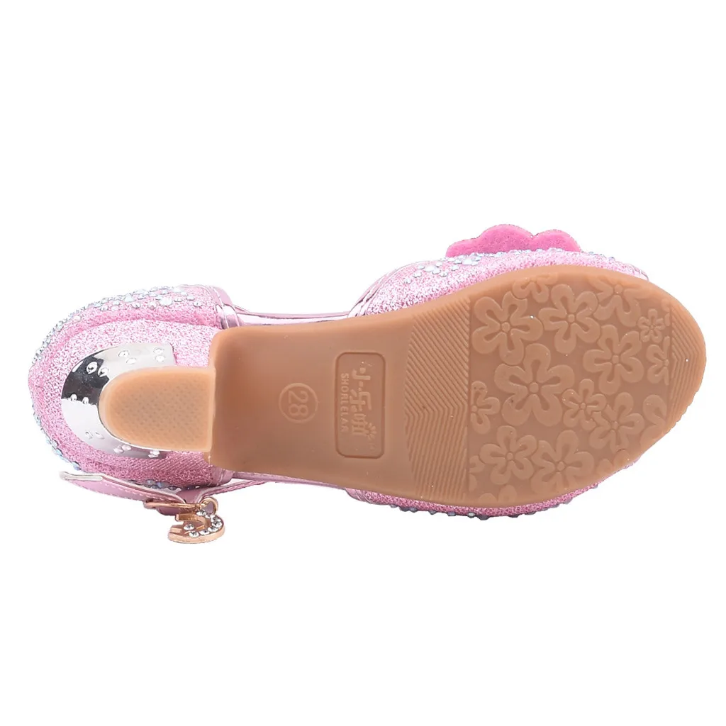 Сандалии для маленьких девочек; обувь для маленьких девочек с жемчугом и бантом-бабочкой и кристаллами; обувь для принцессы сандалии; sandales fille
