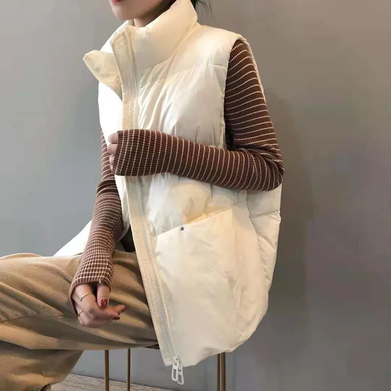 アウターその他 SAVE THE DUCK Woman Waistcoat Beige D85310WIRIS20 40003 Women's Save The Duck Outerwear | EVEREVE
