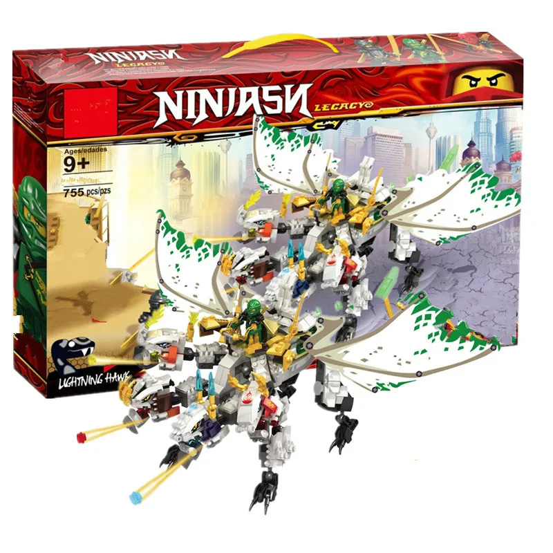 Новый ninjagoo ультра Дракон Ллойд строительные блоки Совместимые Legoedlys Ninjaeds рисунок