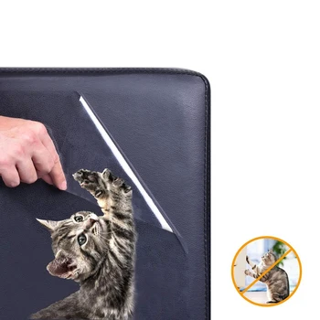 

5 Pack Furniture Protectors From Cats, Pet Couch Protector, Cat Dog Claw Guards Self-Adhesive Pads + Twist Pins, Cat Dog Claw Gu