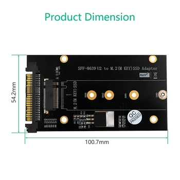 

Add on Cards M.2 SSD to U2 Adapter NVME M2 SSD U2 Adapter Card Key M Expansion Card