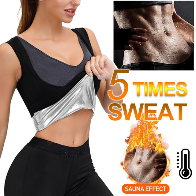 BEAUTY Slimming Body Shaper for Women Belly Fat Burner Hot Sweat Sauna Vest  Tank Top Weight Loss Shapewear, by Online US shopping