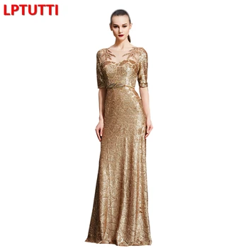 

LPTUTTI Sequin New For Women Elegant Date Ceremony Party Prom Gown Formal Gala Events Luxury Long Evening Dresses