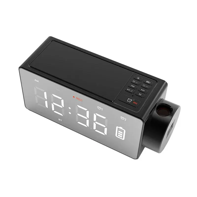 

Timethinker Alarm Clock Speaker Audio Wireless Charging Innovative Bedside Smart Speaker Electronic Alarm Clocks Projector