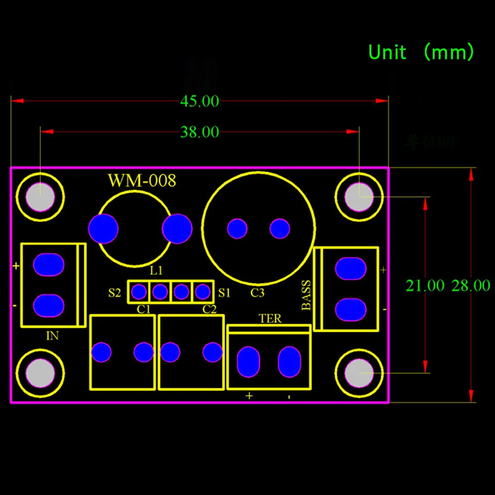 Аудио тройной бас кроссовер легко установить портативные аксессуары Регулируемый звук HIFI 2 Way DIY делитель частоты домашний динамик