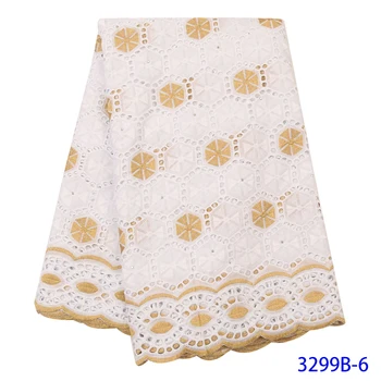 

Nigerian Swiss Lace New Design High Quality Swiss Voile Lace In Switzerland Dry Cotton African Lace Fabric For Party GD3299B-6