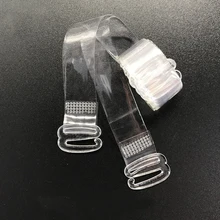 Прозрачные бретельки для бюстгальтера, регулируемые кристально прозрачные бретельки для бюстгальтера, Эластичные аксессуары для интима