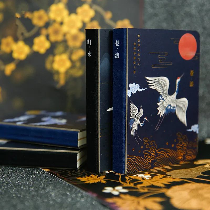 &quotCrowned Crane&quot милый ежемесячный планировщик ежедневник блокнот карманный