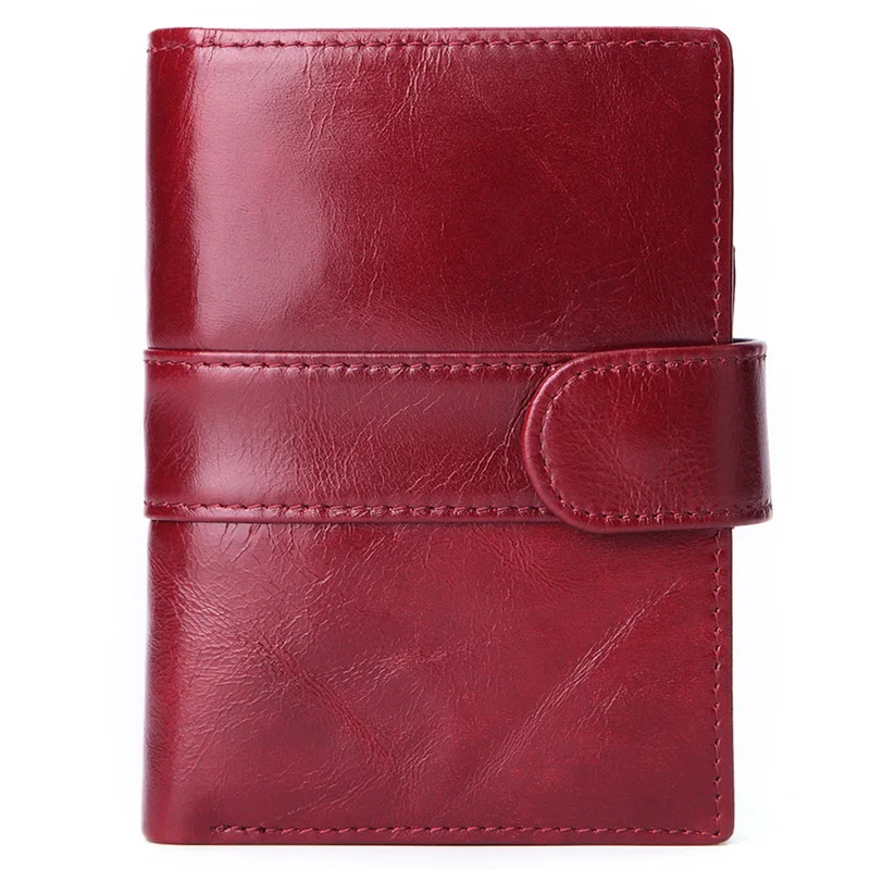 

New cowhide removable driver's license bag men's vintage leather short change purse solid color