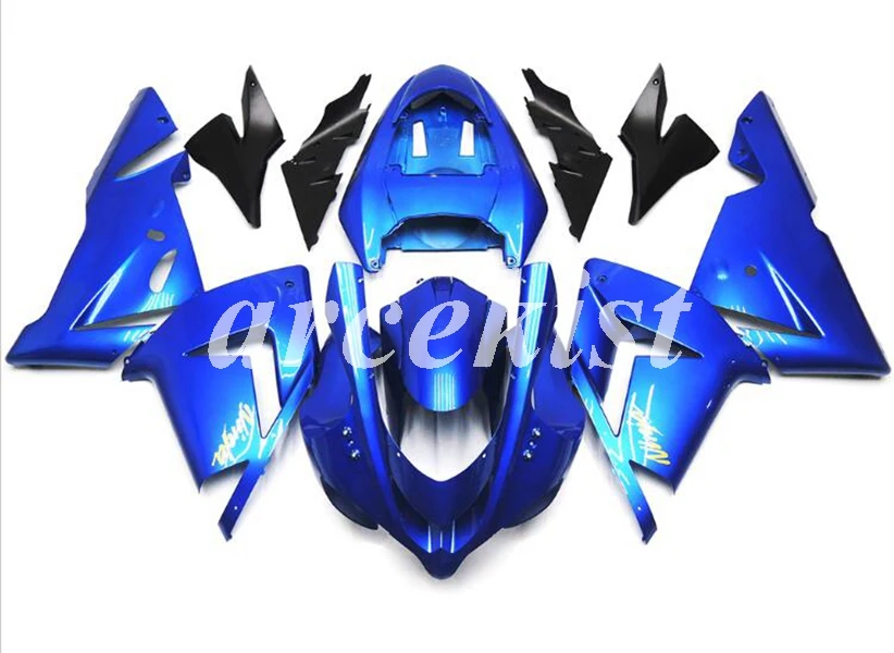 

New ABS Motorcycle Full Fairings kit Fit for Kawasaki Ninja ZX10R 2004 2005 04 05 10R Fairing Body set Blue