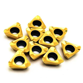 

20PCS Lathe tools 3PKT100408R TT9080 external turning tool milling carbide insert 3pkt 100408R tungsten carbide turning insert