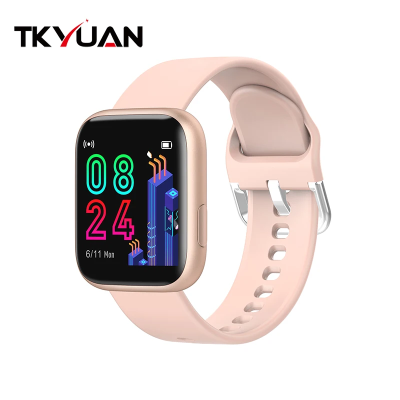 Smart watch sports TKYUAN P4, water resistant, control, sleep, heart rate Pink