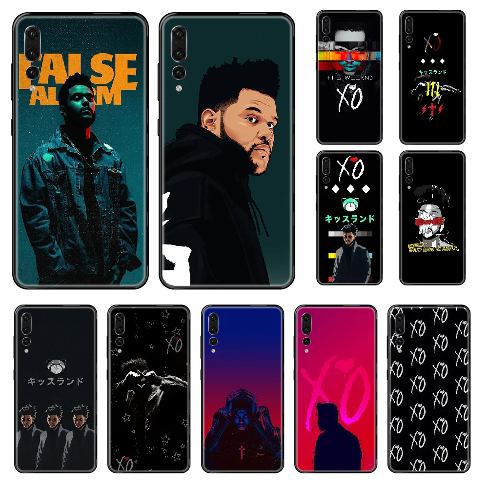 Чехол для телефона Weeknd XO Huawei P 8 10 20 30 Smart Plus 2019 Z Lite Pro 2017 Черный силиконовый чехол из