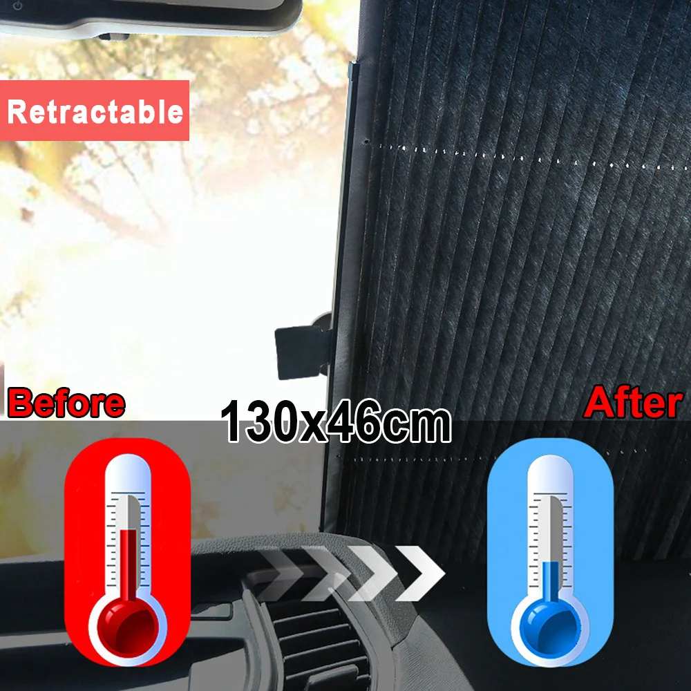 Автомобиль солнцезащитный козырек окно раздвижная занавеска анти-УФ лобовое стекло