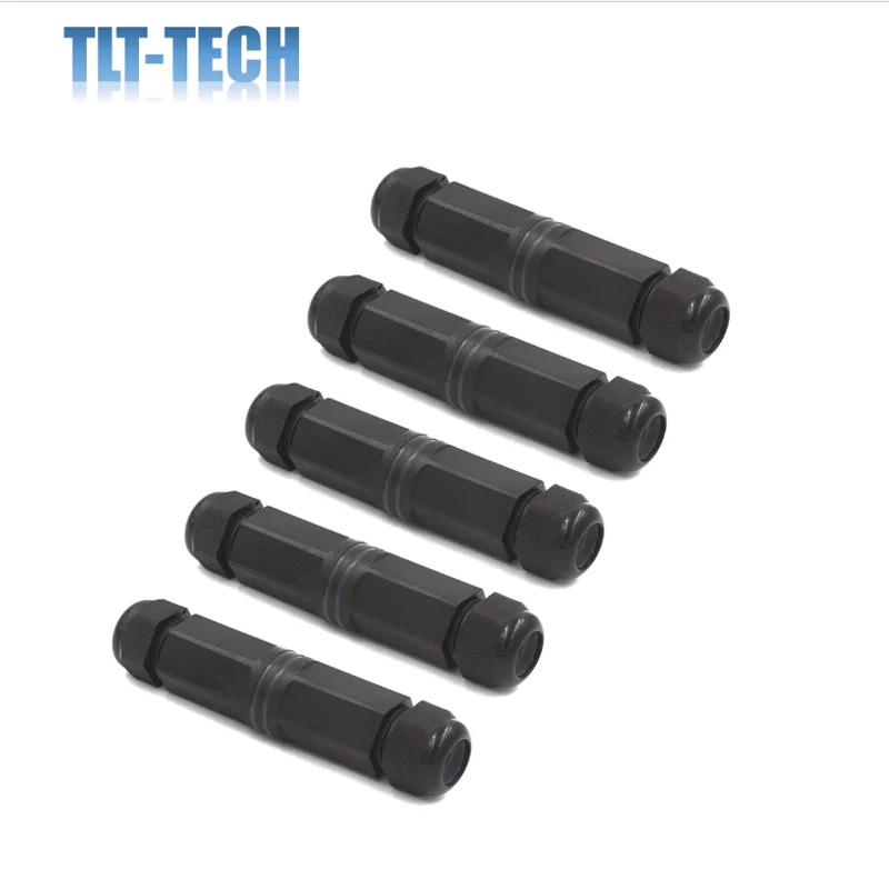

5PCS /PACK Waterproof RJ45 CAT6 CAT5E CAT5 Female to Female Coupler Connector Shielded 8Pin Compatible with Ethernet LAN C