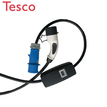 

16A type 2 cee mode 2 ev cable electric car charger station for ev charging