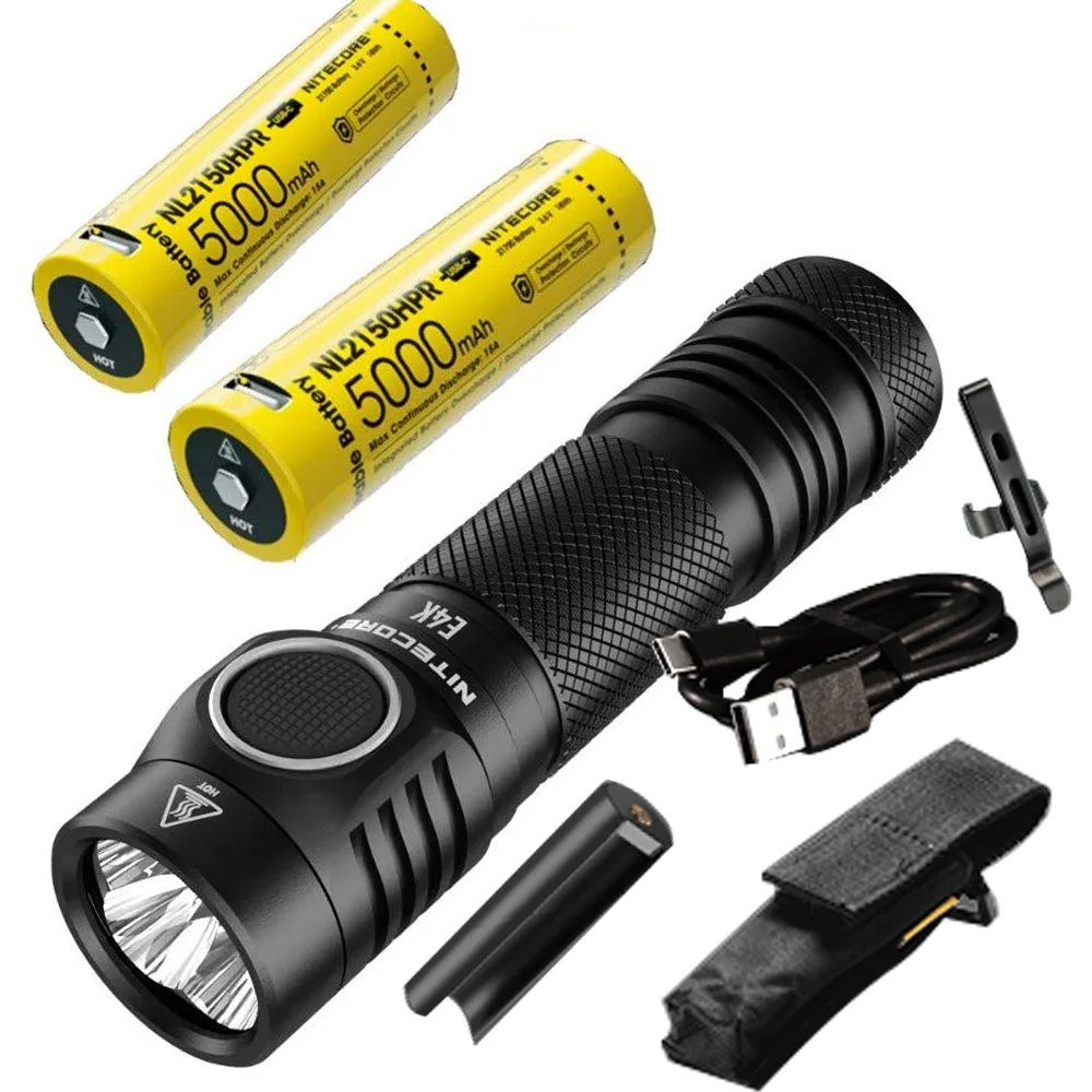 Светодиодный светильник NITECORE E4K 4 светодиода V6 белый макс. расстояние 4400 люмен 211 м