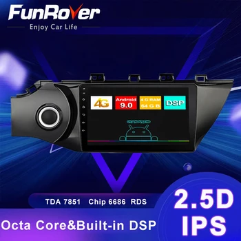 

FUNROVER Car Radio For KIA RIO 4 2016 2017 2018 2019 2 din Android 9 Autoradio Multimedia gps Navigation stereo RDS IPS DSP 64G