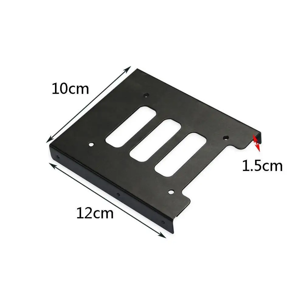 2,5 дюймов SSD HDD до 3,5 дюймов металлический монтажный адаптер Кронштейн Док-станция с 8 винтами лоток для жесткого диска для ПК жесткий диск компьютера корпус