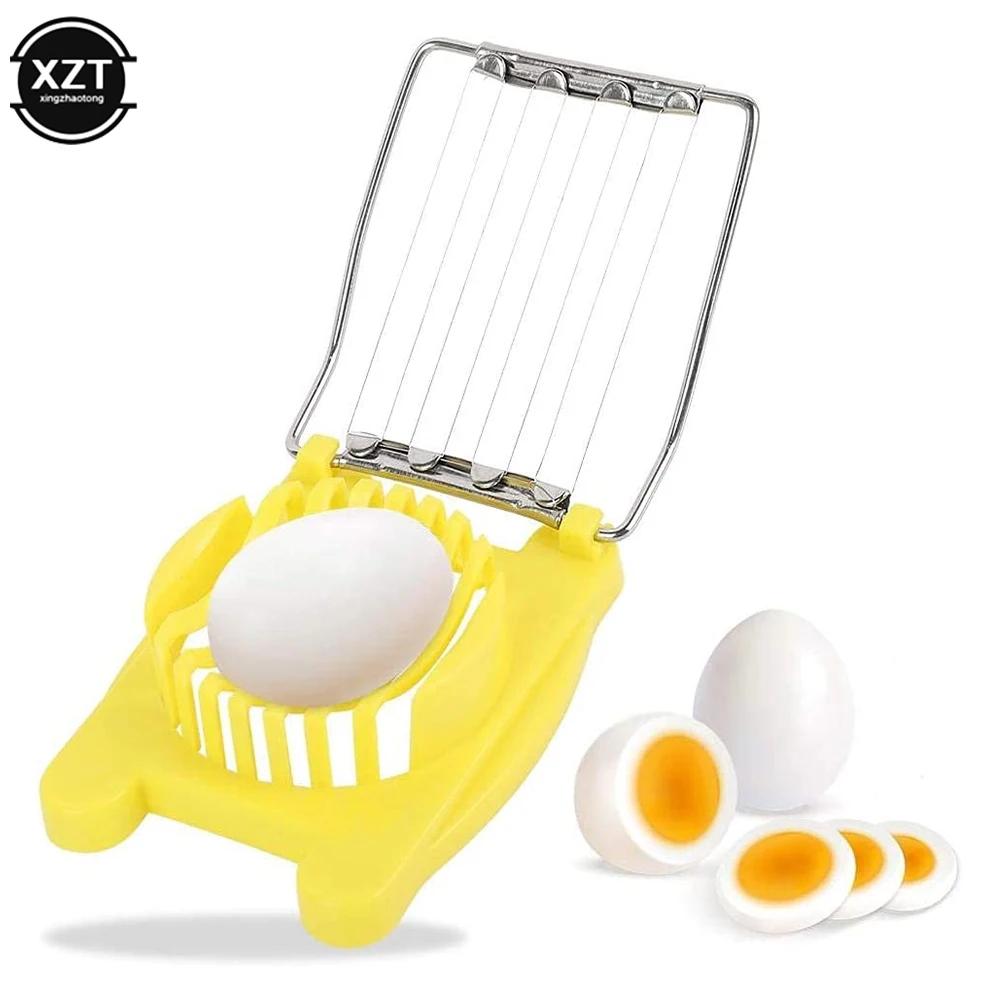 Description Picture 3 of item304 Stainless Steel Boiled Egg Tool Slicer Kitchen Cutter Mushroom Tomato Chopper Household Egg Cutter Kitchen Gadgets