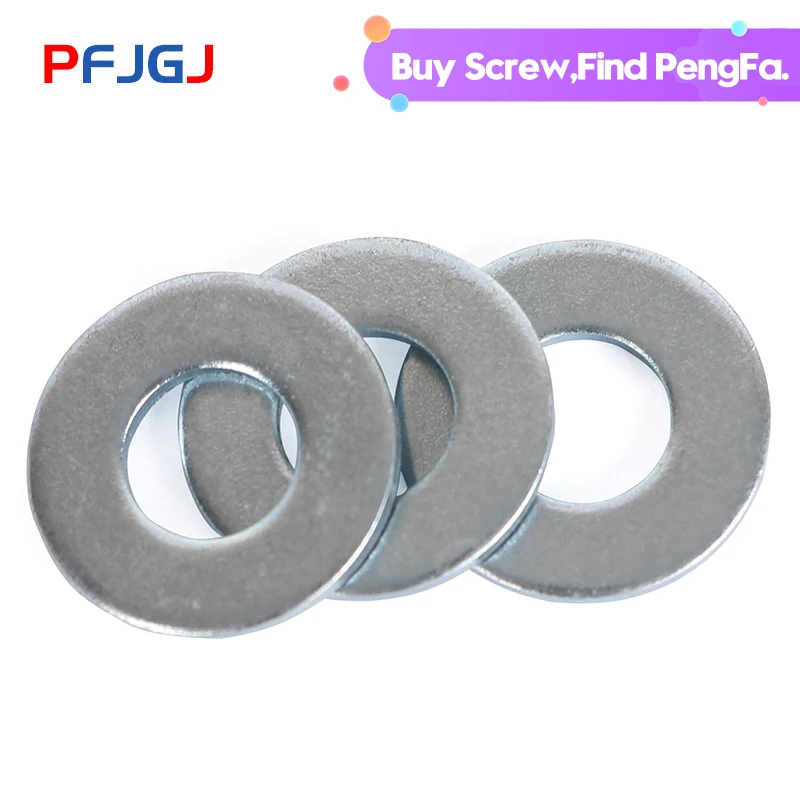 

Peng Fa Ordinary American flat gasket with blue-galvanized British flat gasket Huasi meson 1/4-1-1/4 inch GB97