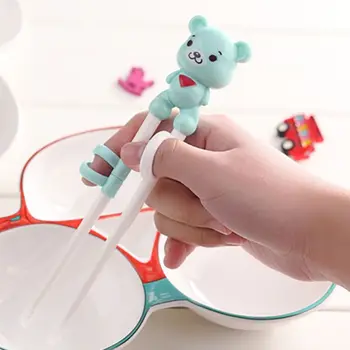 

Kids Training Helper Chopsticks Cartoon Portable Children Tableware Learning Training Chopsticks Baby Enlightenment Chopsticks